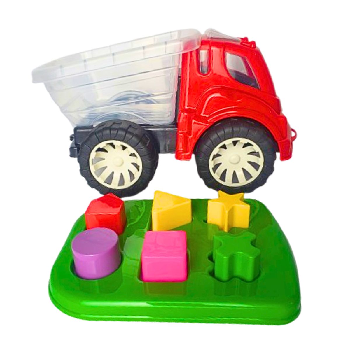 Brinquedo Caminhão Didático Vermelho - Smiling Kids Brinquedo Caminhão Didático Vermelho - Smiling Kids